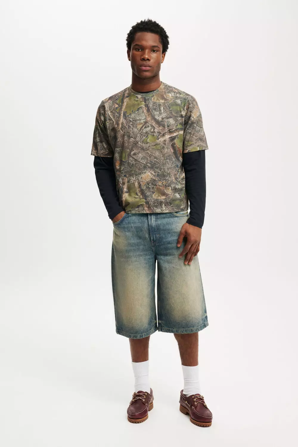 COTTON ON - ATASAN - CROPPED FIT LONG SLEEVE