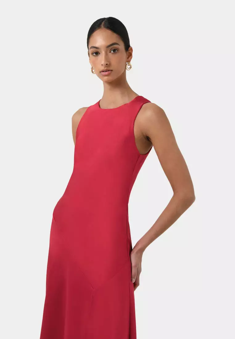 Louisa Satin Bias Dress