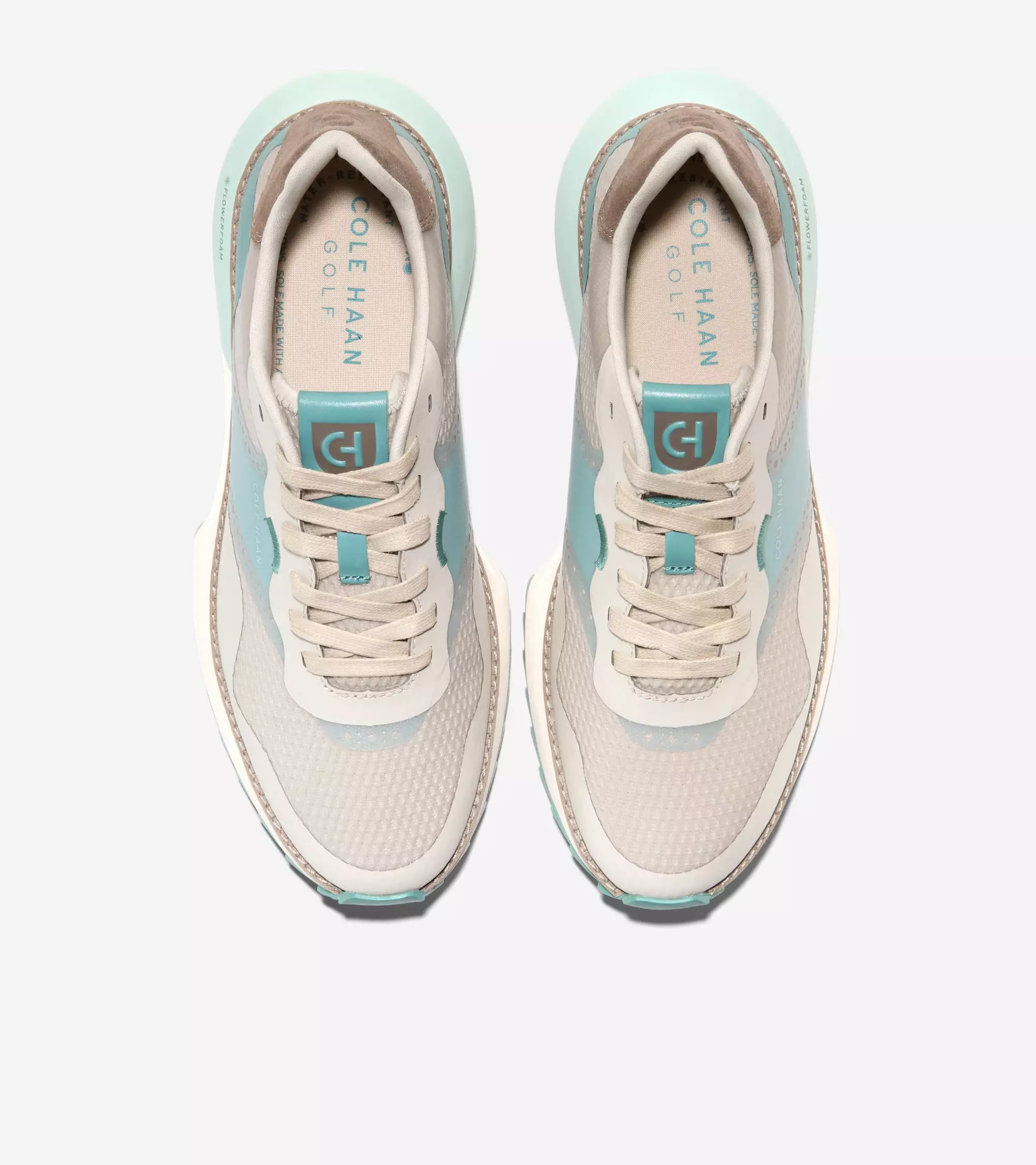 Cole Haan Man Grandpro Ashland Golf - Sepatu Pria (Beige)