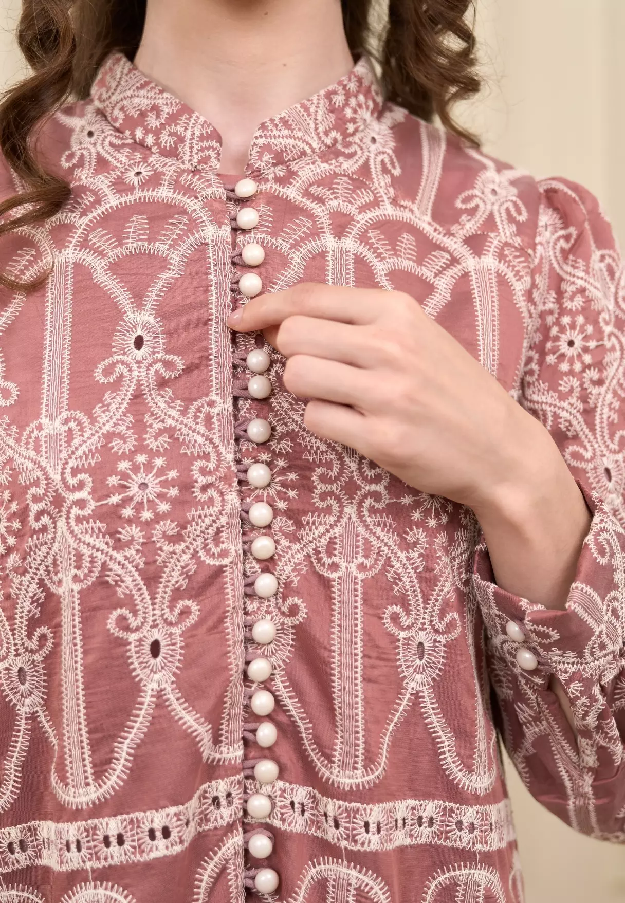 Saffiya Dress - Woodrose