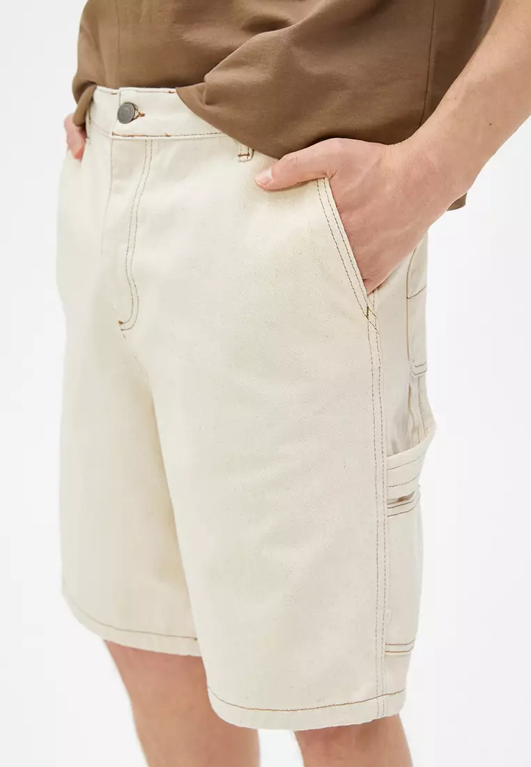 Jual KOTON Seam Cargo Shorts Original 2024 | ZALORA Indonesia