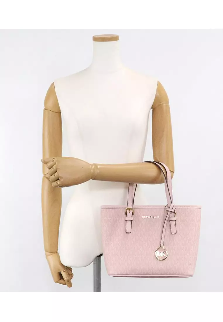 Powder Blush Michael Kors Jet Set Small Tote Michael Kors Jet Set