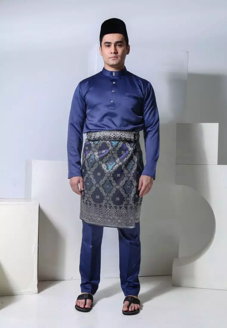 Baju melayu moden slim hot sale fit