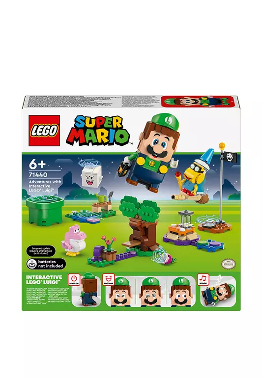 Super Mario 71440 Adventures with Interactive Luigi™, Age 6+, Building Blocks, 2024 (210pcs)