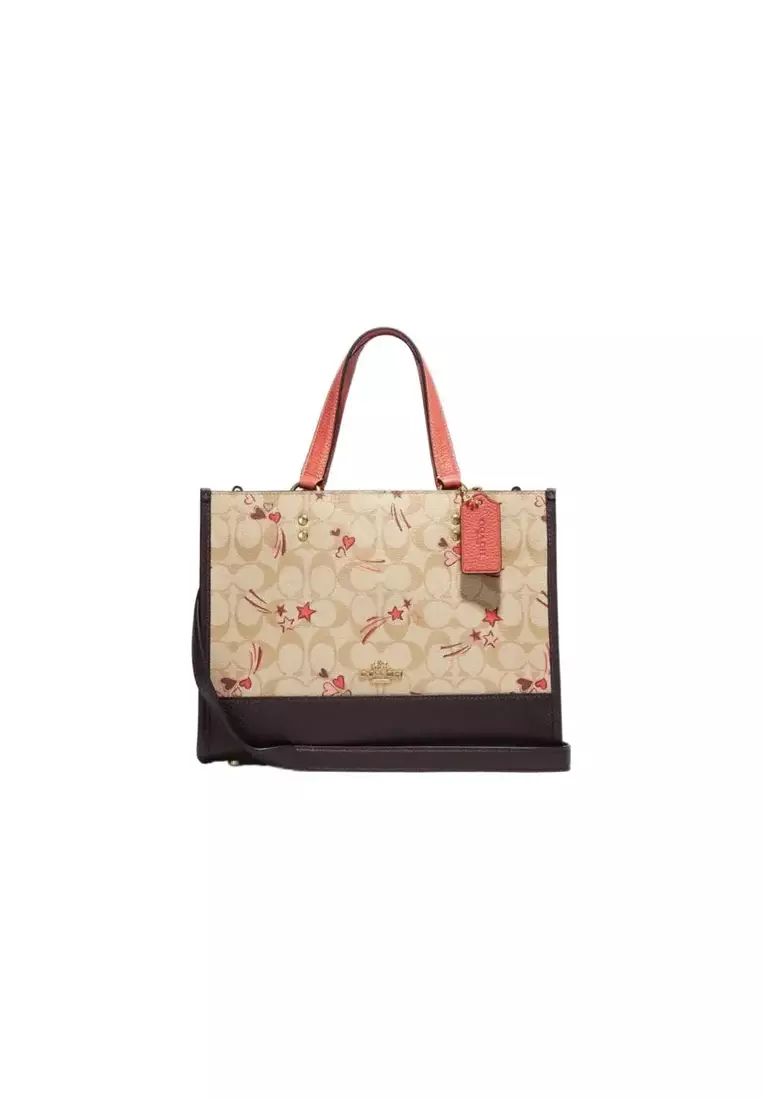 Coach love tote online bag