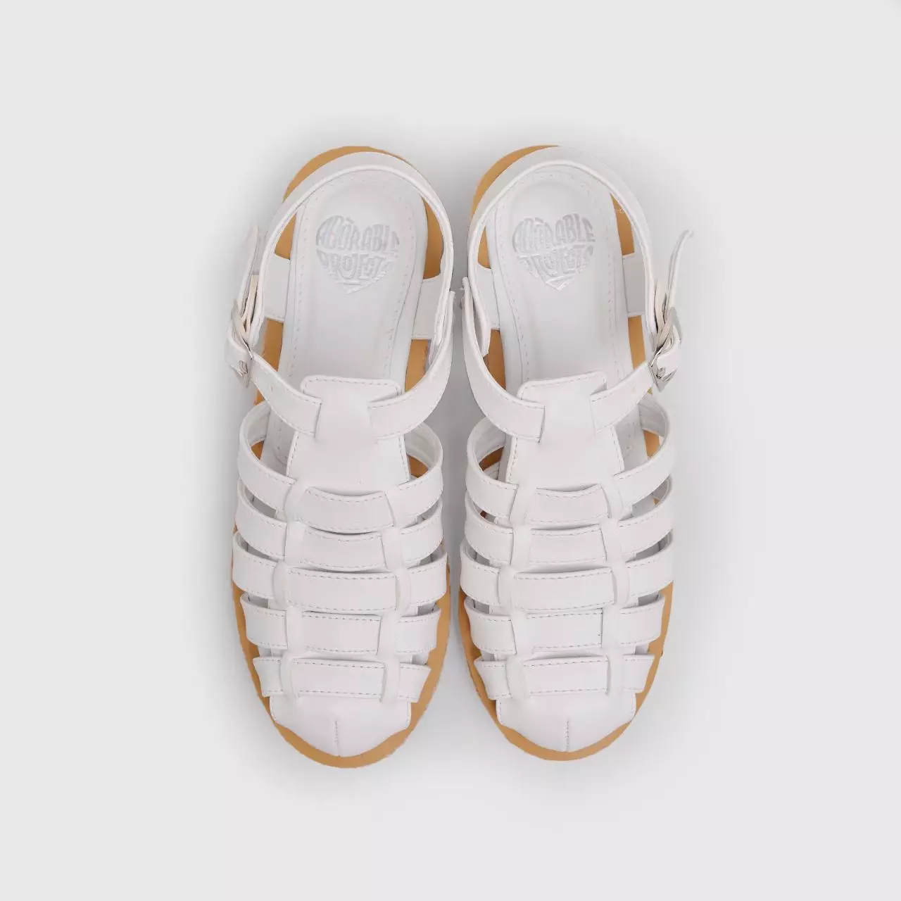 Adorableprojects - Rendeveous Platform White - Sendal Wanita