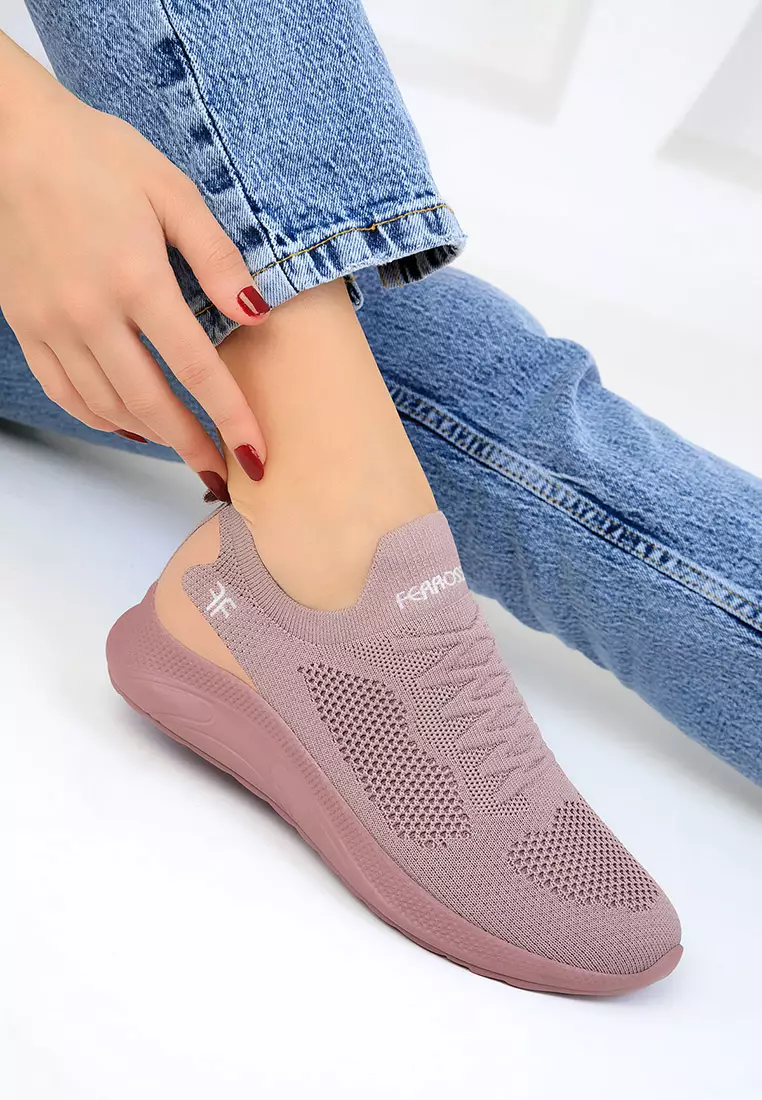 Round Toe Knit Shoes