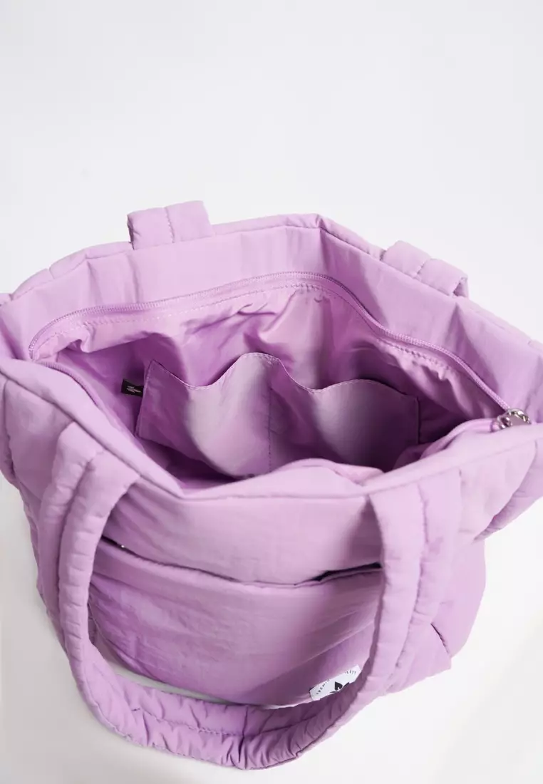 Lightweight Puffer Quilted Laptop and Gym Tote Bag