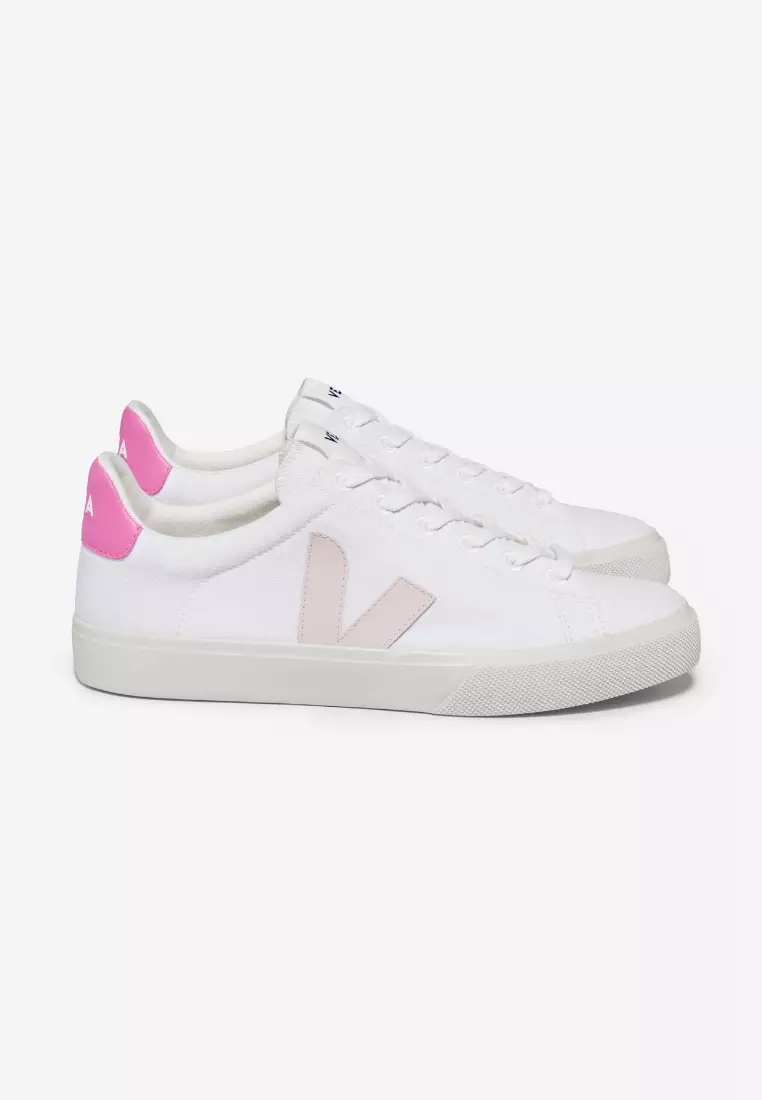Discount on Veja  shoes - SKU: Campo Canvas White Petale Sari Sneakers