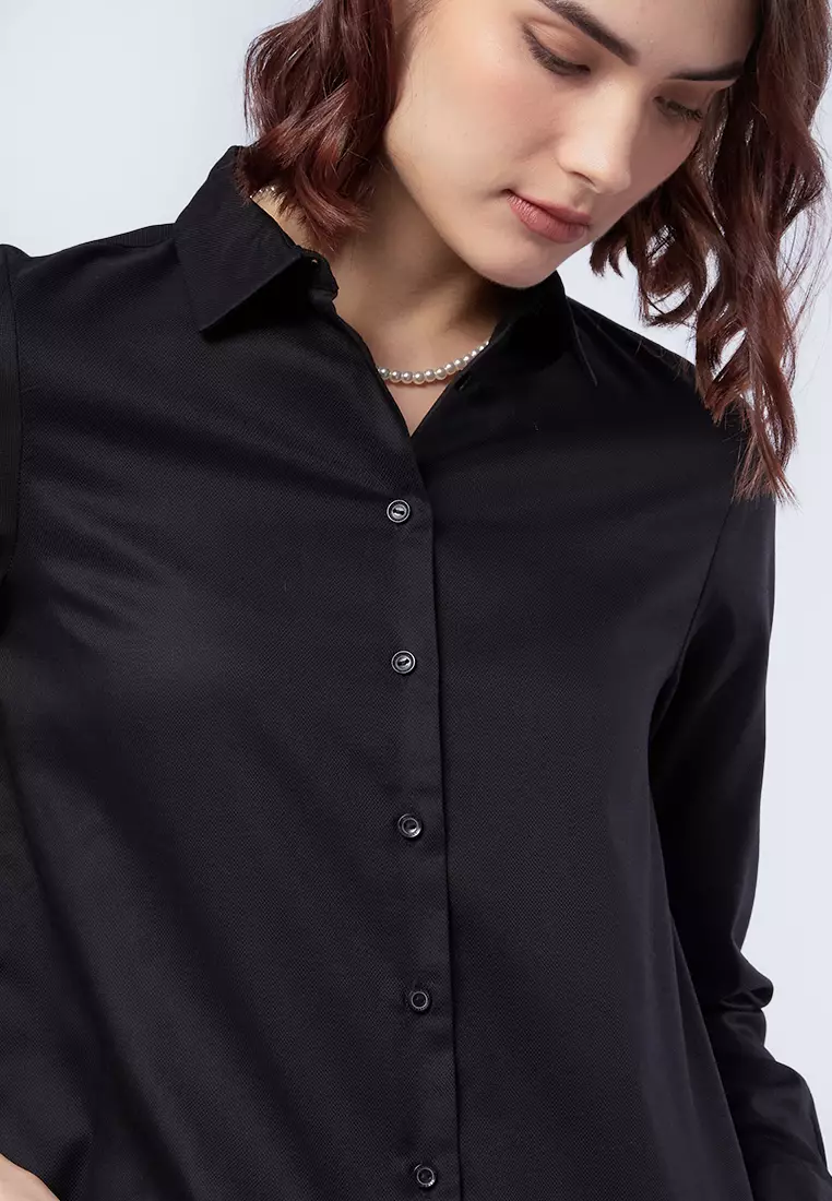 Regular Fit Long Sleeve Blouse