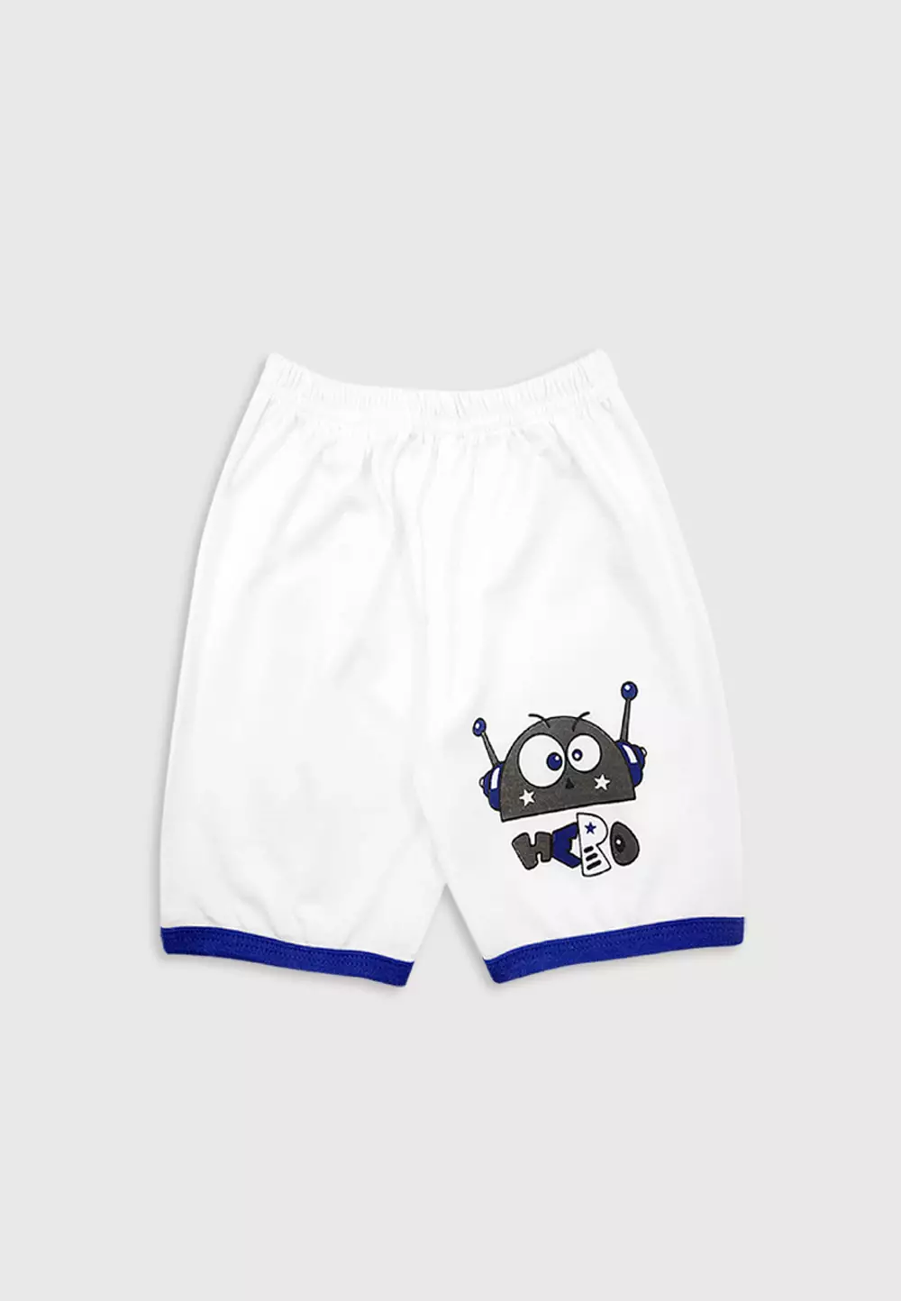 Wakakids Baju Bayi Anak Laki Laki Motif Robot Setelan Kaos Usia 6 Bulan Hingga 12 Bulan 4078 Biru Tua