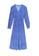 MARKS & SPENCER blue Floral V-Neck Shirred Midi Waisted Dress F8E6EAA8B57475GS_3