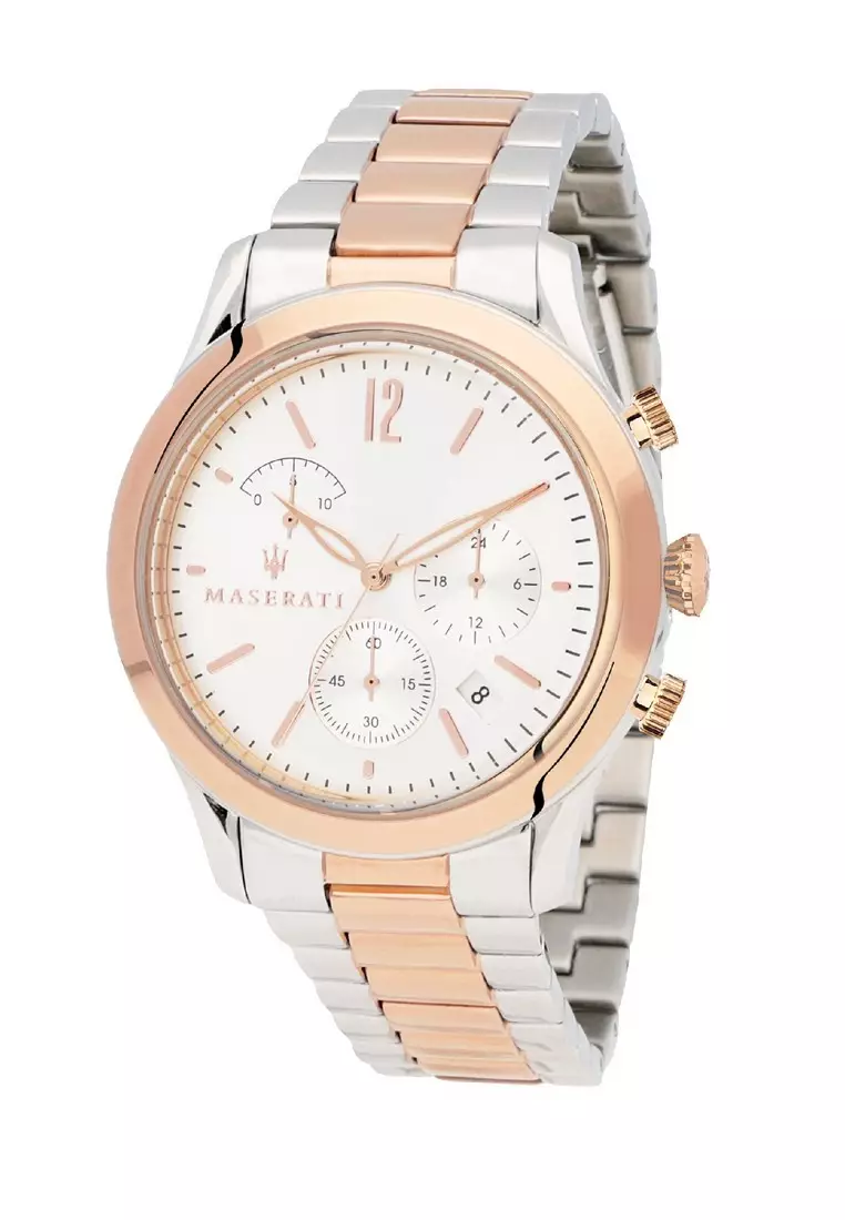Maserati watches rose gold sale