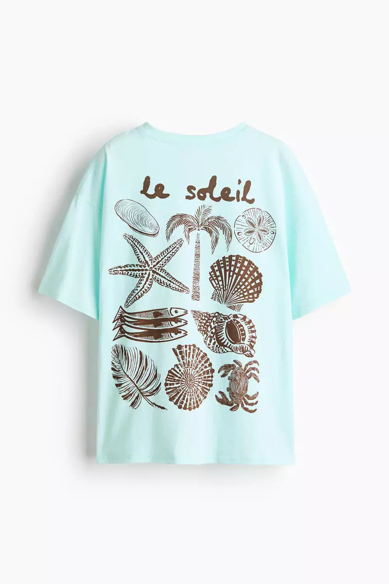 Oversized printed T-shirt