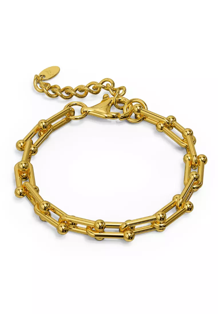 Bullion Gold BULLION GOLD U-Link Chain Bracelet 2024 | Buy Bullion Gold ...