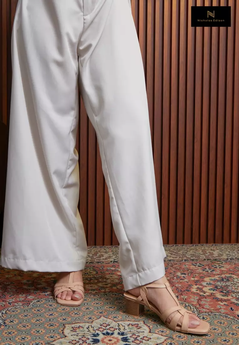 Nicholas Edison Heel Clara Beige