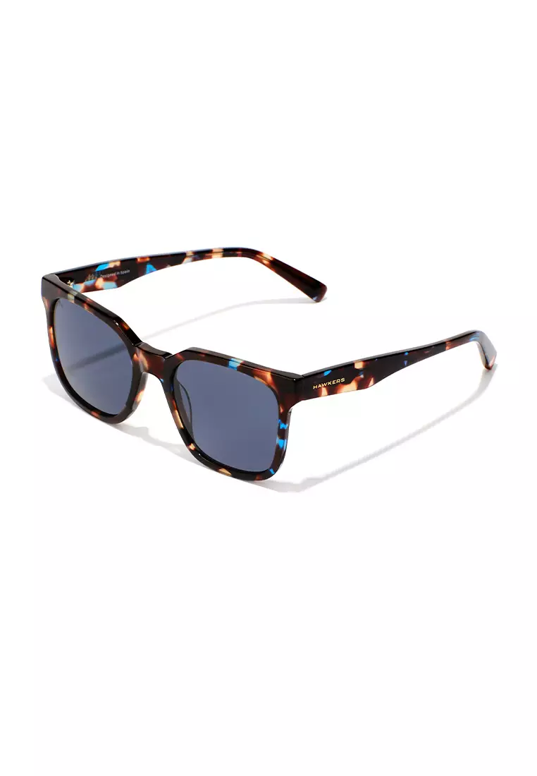 HAWKERS Teal Carey Blue TRIBE Sunglasses for Men and Women, Unisex. UV400 Protection. Official Product designed in Spain