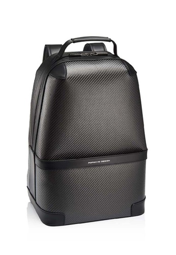 porsche design black carbon backpack for men