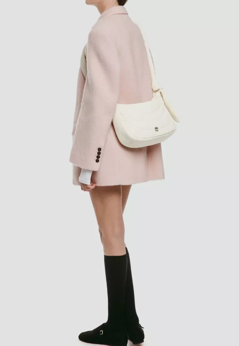 MARO MINI Nylon Crossbody Bag Ivory