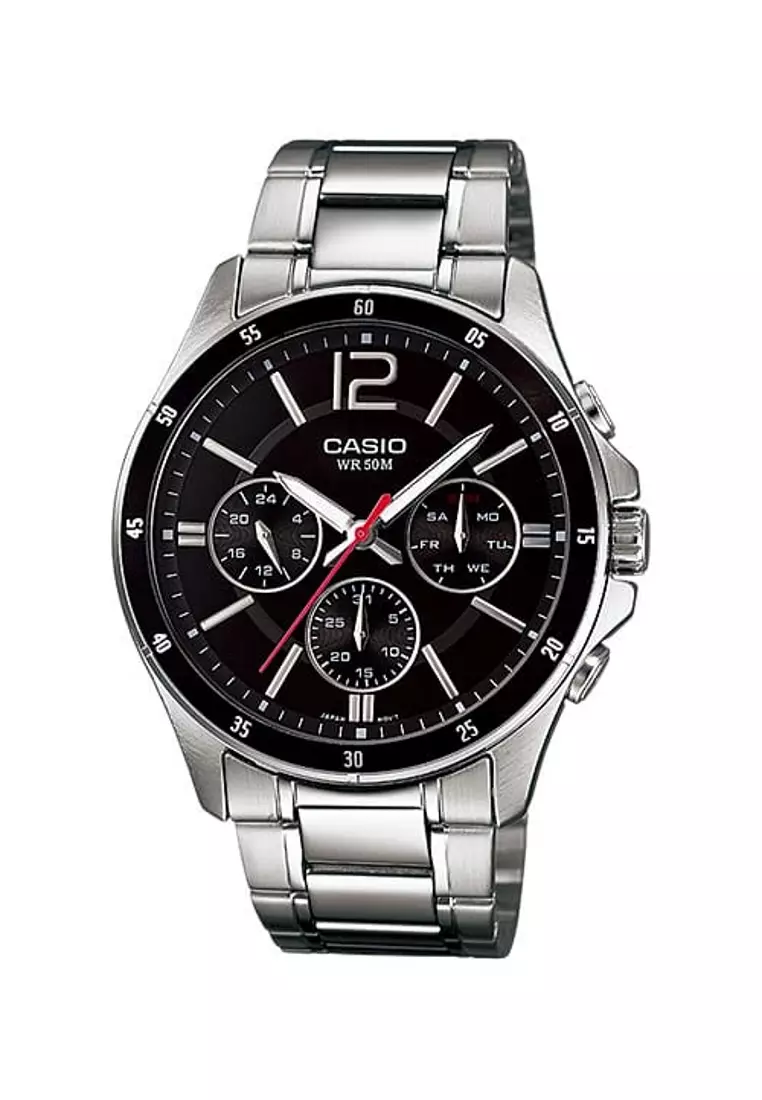 Buy Casio Casio Stainless Steel Classic Analog Watch MTP 1374D 1A
