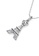 Her Jewellery silver Crown Tower Pendant‏ - Made with Swarovski Crystals E491FACAE6403FGS_2