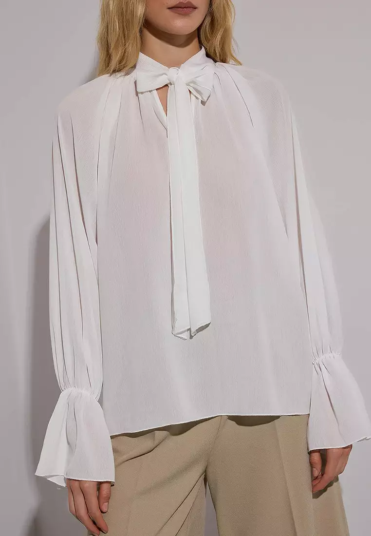 Tie Neck Blouse