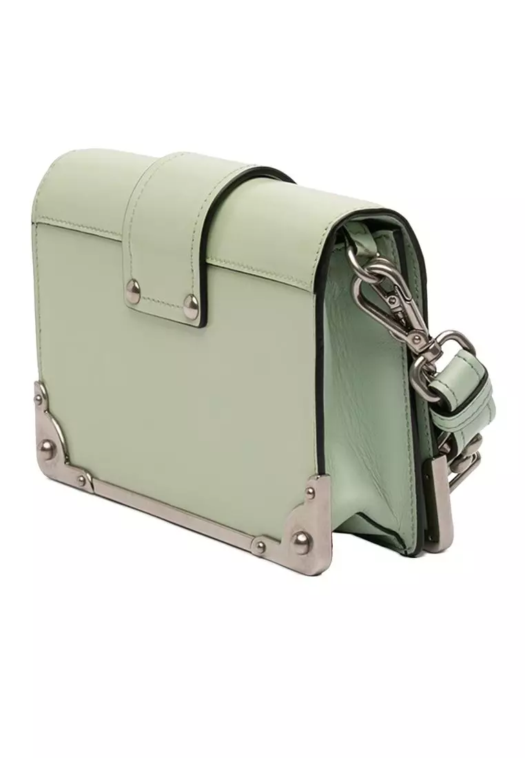 Pre-Loved Prada Spazzolato Soft Calfskin Cahier Crossbody