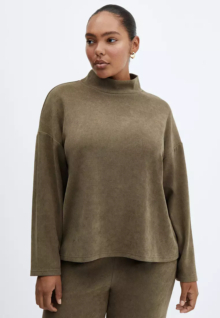 Buy Mango High Collar Sweater 2023 Online ZALORA Singapore