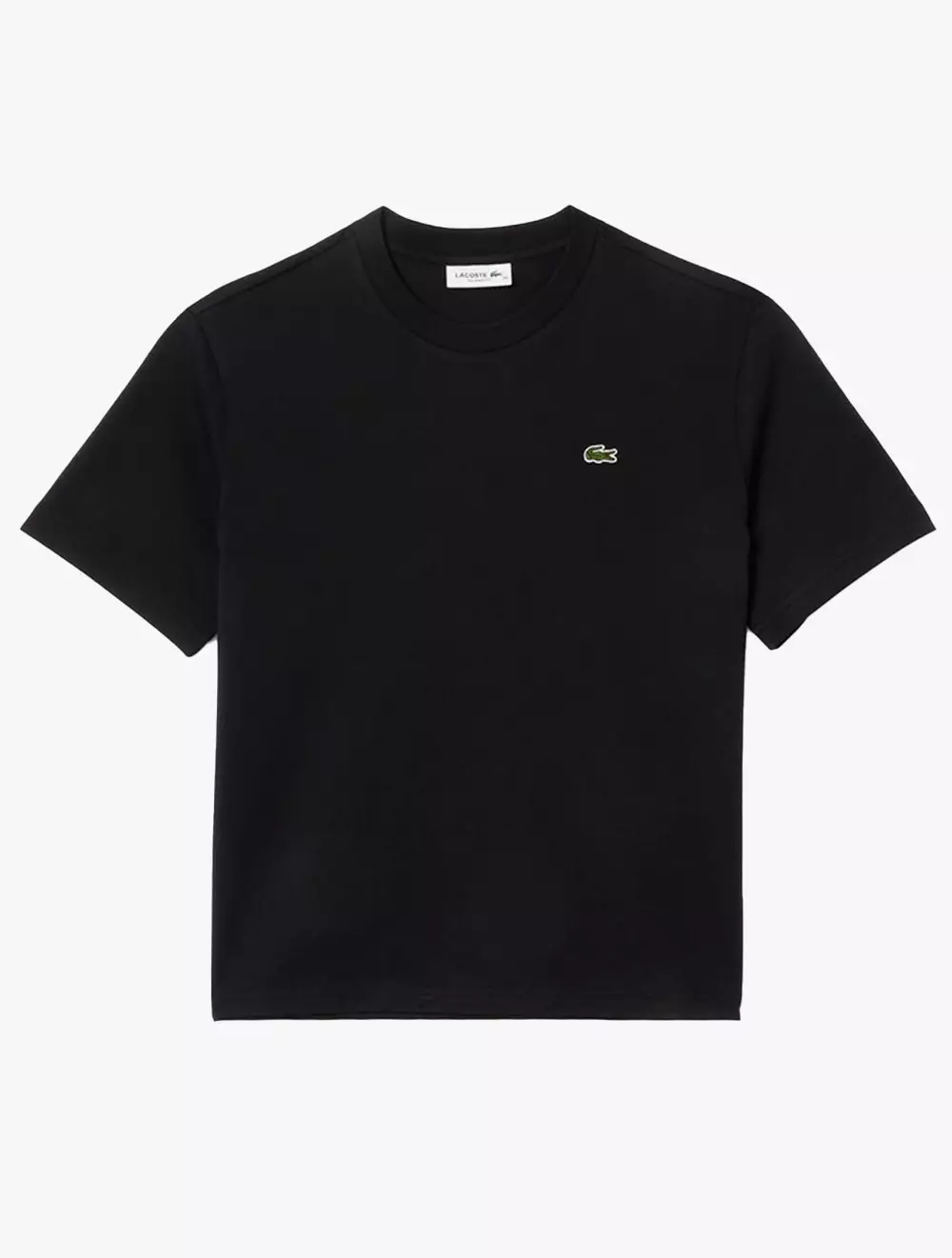 Relaxed Fit Lightweight Cotton Pima Jersey T-shirt - Black