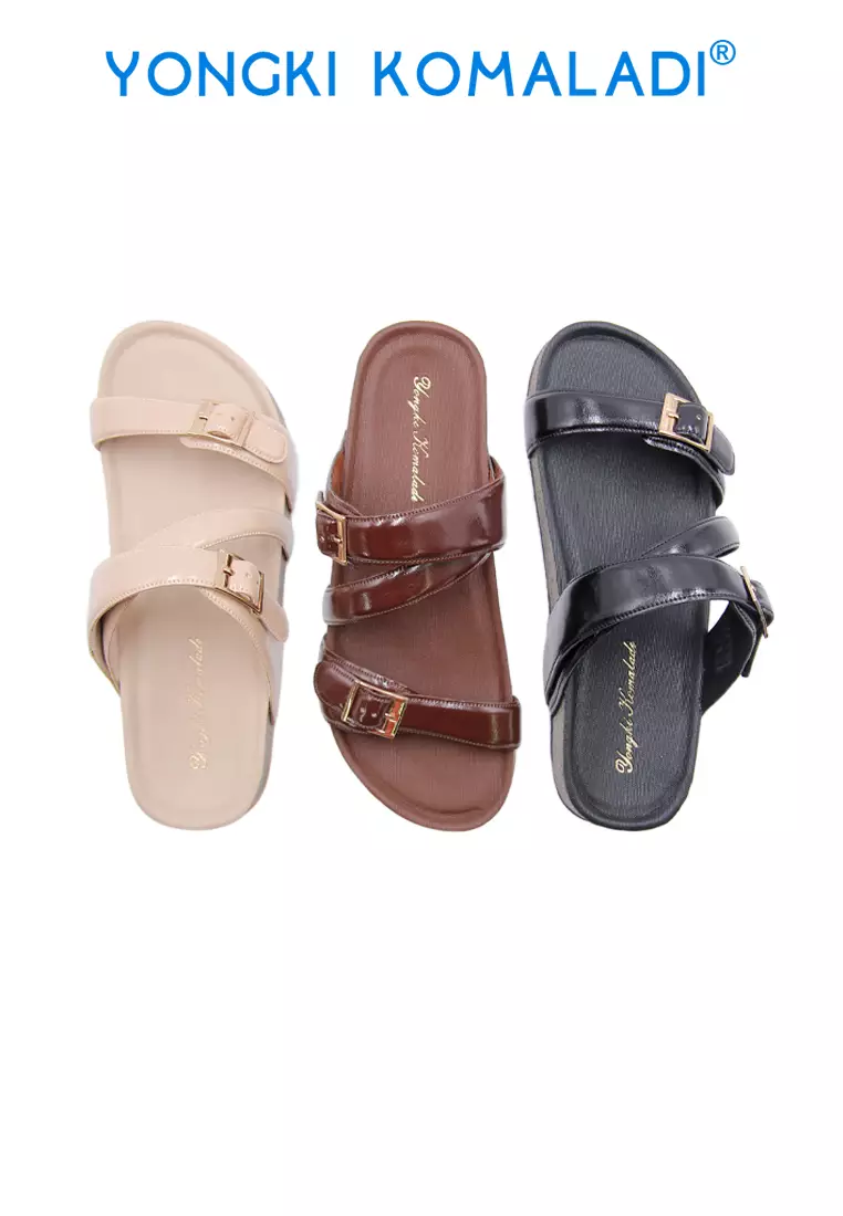 YONGKI KOMALADI KENDRA SANDAL OL-KVN4694-BE CREAM