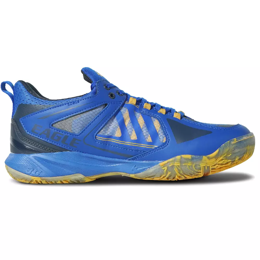 Eagle Sepatu Badminton PNR Prime - BIRU/EMAS