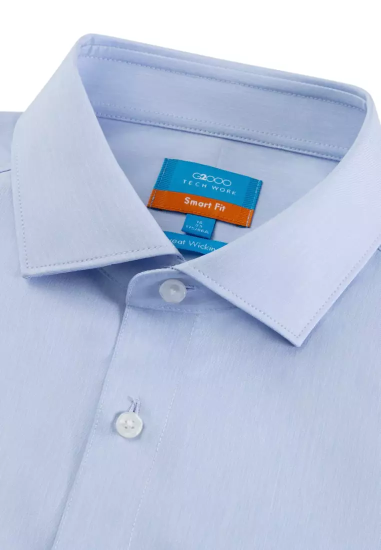 Non-Iron Quick Dry Smart Fit Poplin Shirt