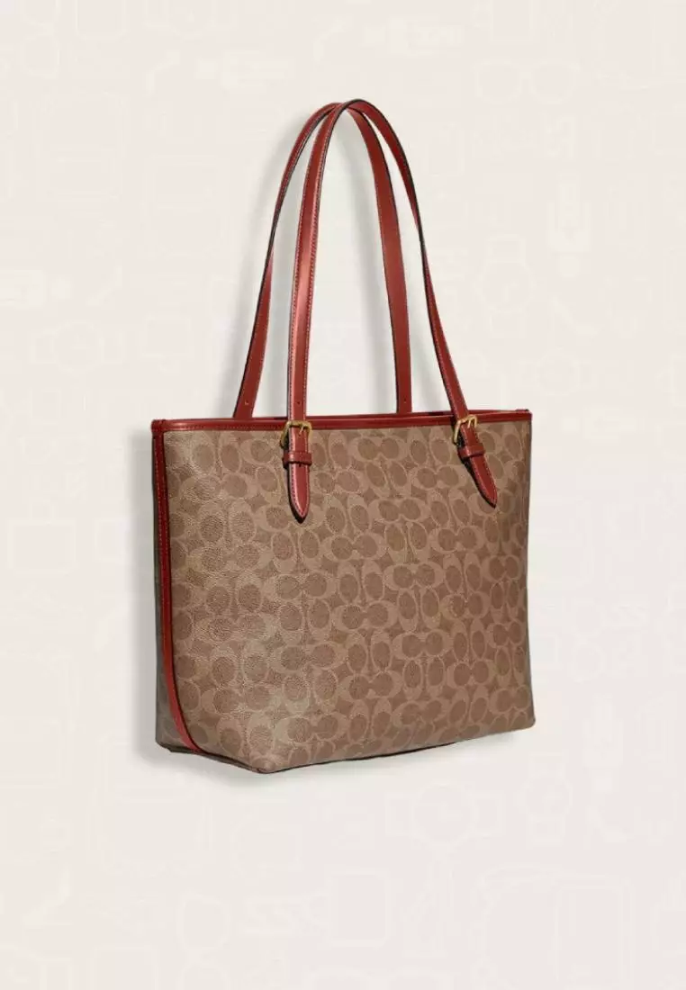 Coach signature taylor tote clearance
