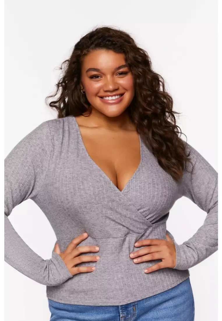 Forever Chill Heather Grey Crew Neck Oversized Lounge Sweatshirt