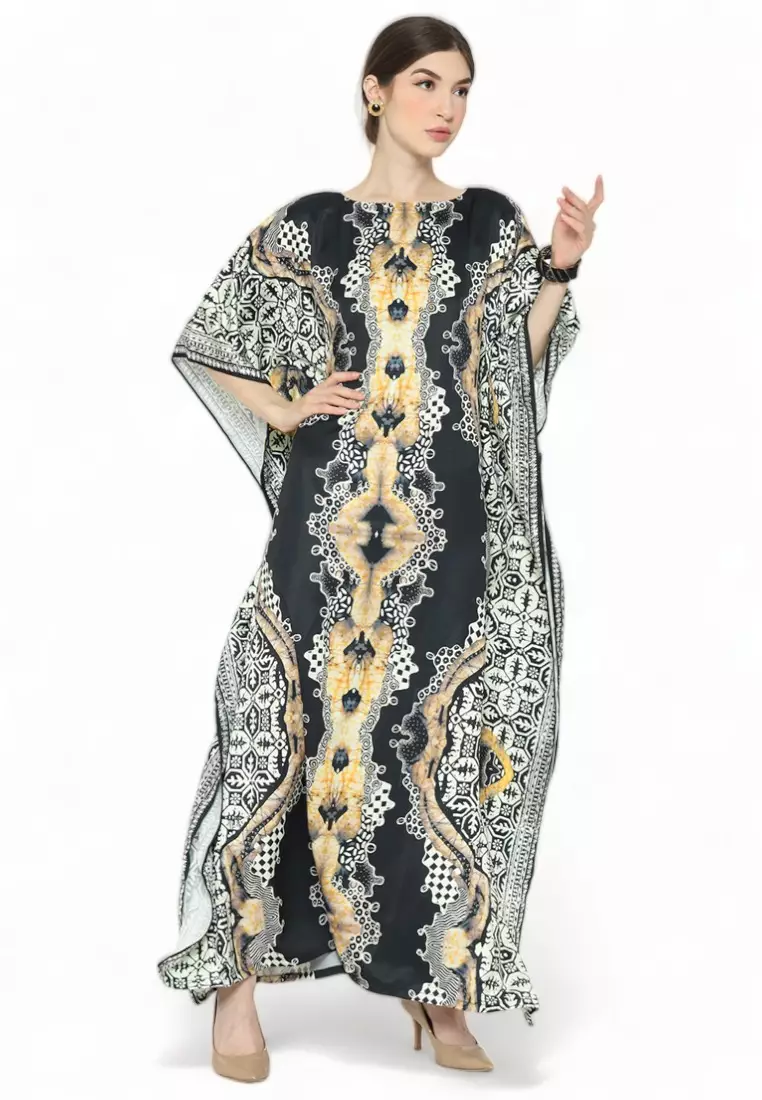 Kanzi Exclusive Short Sleeve Batik Kaftan