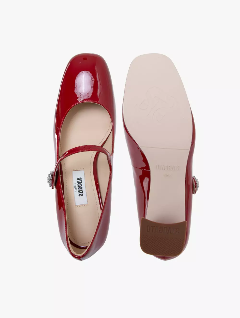 Staccato ECQ01-RED Heels - Red