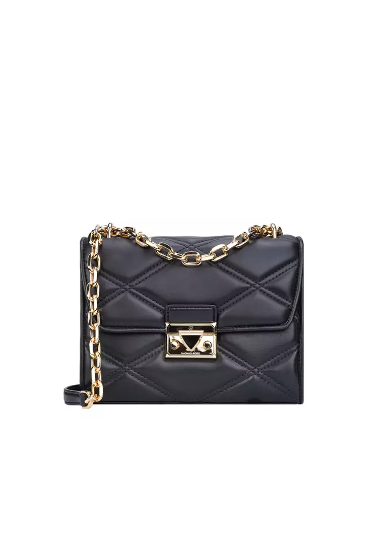 Michael kors logo strap shop bag