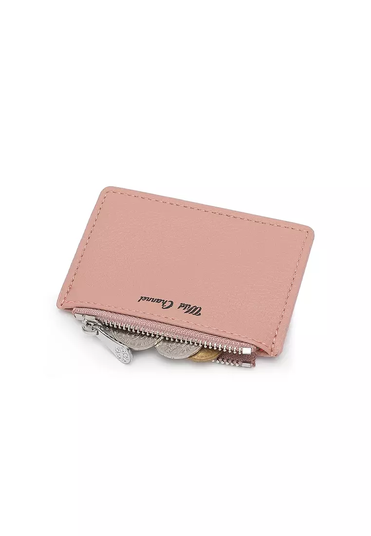 2 In 1 Long Purser with Coin Purse - Pink