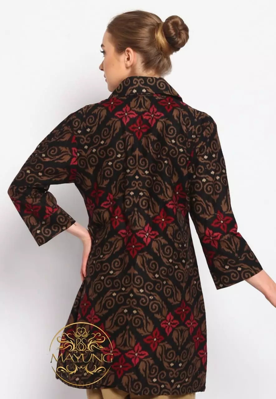 Tunik Batik Songket Abang Premium