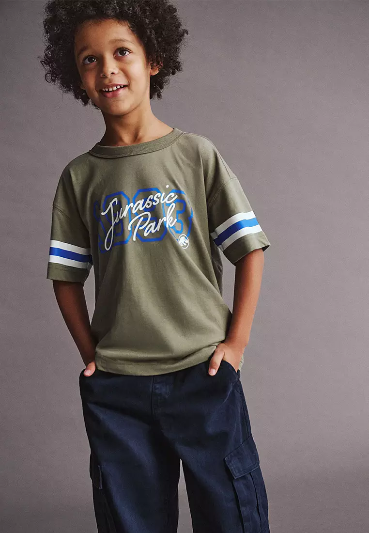 Licensed Drop Shoulder Short Sleeves Tee