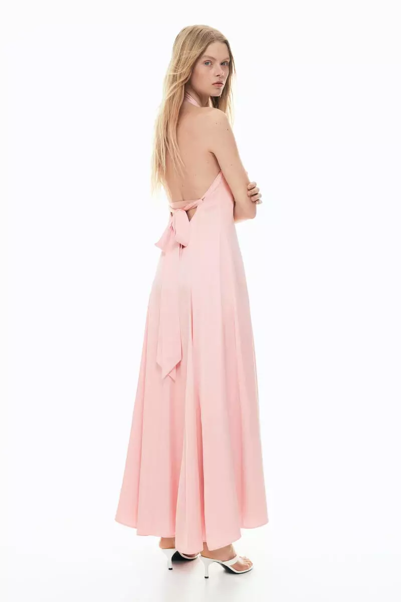 Buy H&M Flared-skirt satin dress 2026 Online | ZALORA Philippines