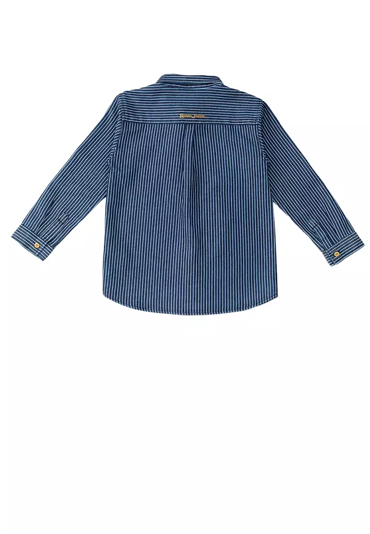 Shirt/ Kemeja Anak Laki/ Rodeo Junior Denim Stripe Shirt