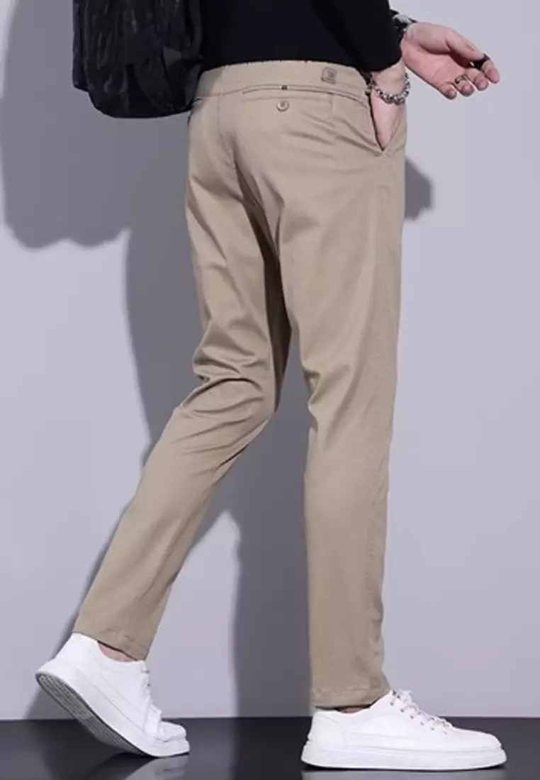 Men's Straight Twill Pants