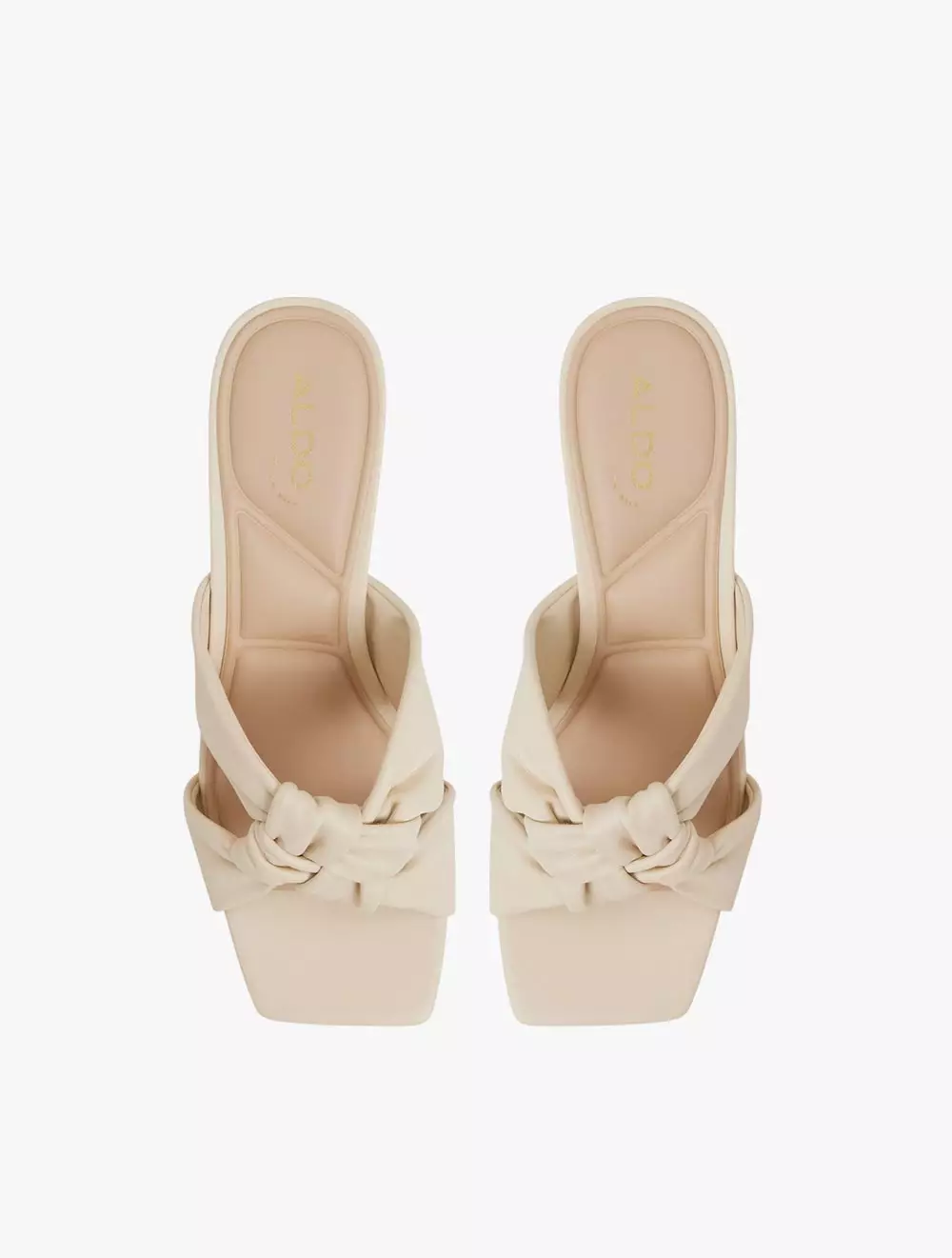 Aldo Galaveth Heeled Sandals - Cream