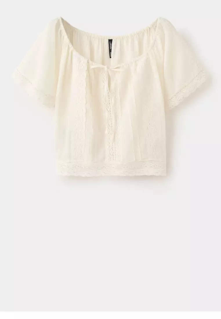 Cotton Lace Blouse