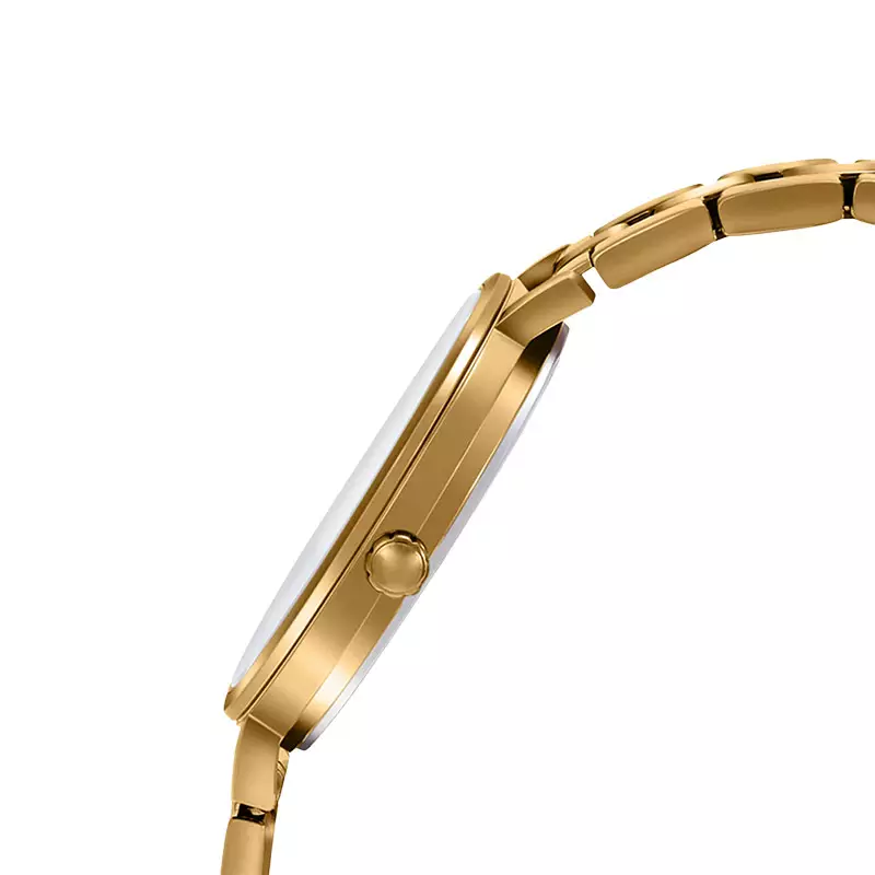 Jam Tangan Wanita Casio Sheen SHE-4548G-2AUDF Sunlight Shimmering Dial Gold Stainless Steel Band