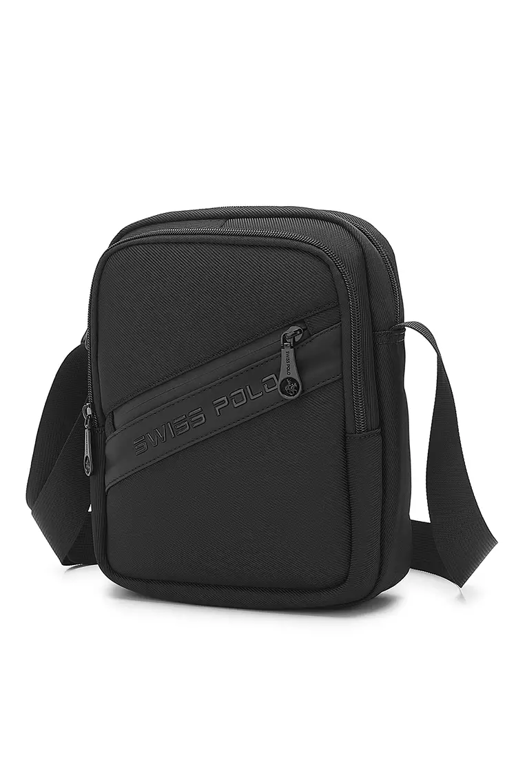 Men's Sling Bag / Crossbody Bag (Tas Selempang Pria) - Hitam