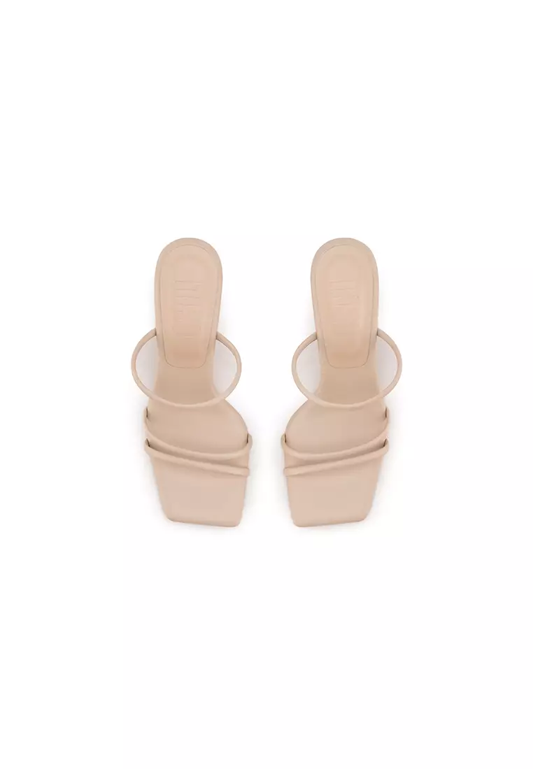 CLOUDFOAM STRAPPY BLOCK HEEL SLIDE