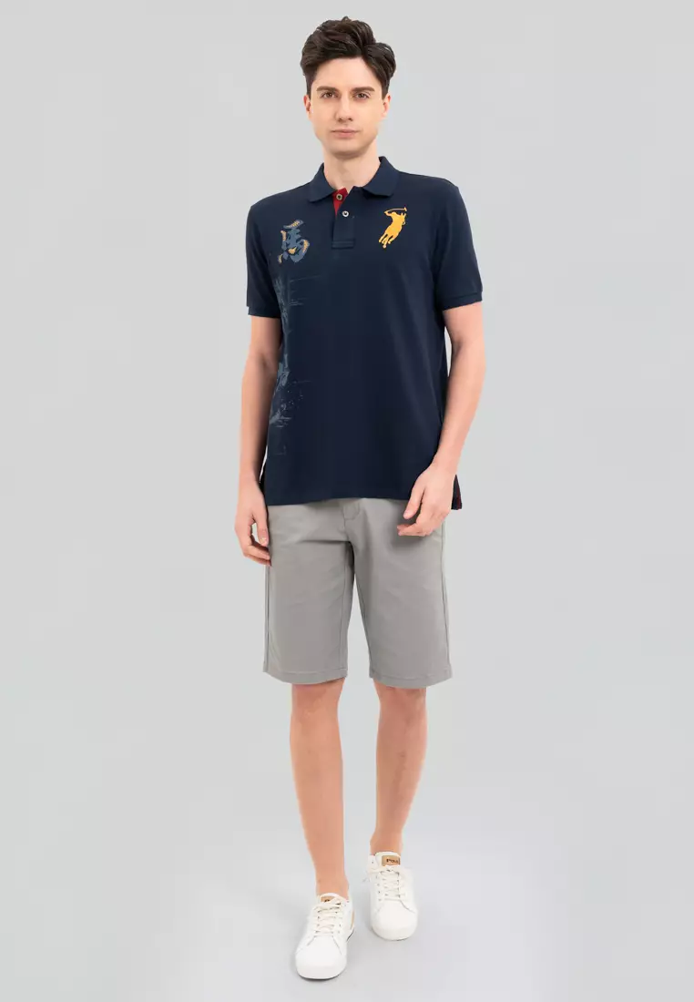 Polo Haus Men’s Regular Fit Horse Year Polo Tee MKCS1141