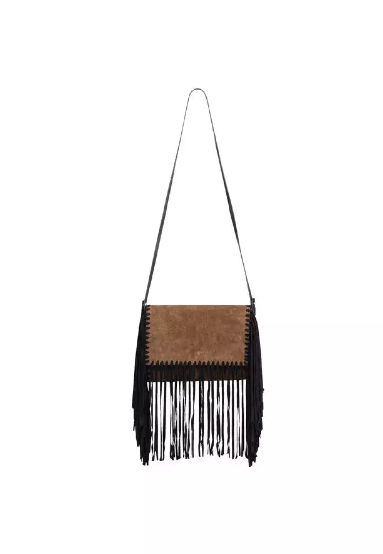Buy Isabel Marant PreLoved ISABEL MARANT Suede Fringed Crossbody Bag